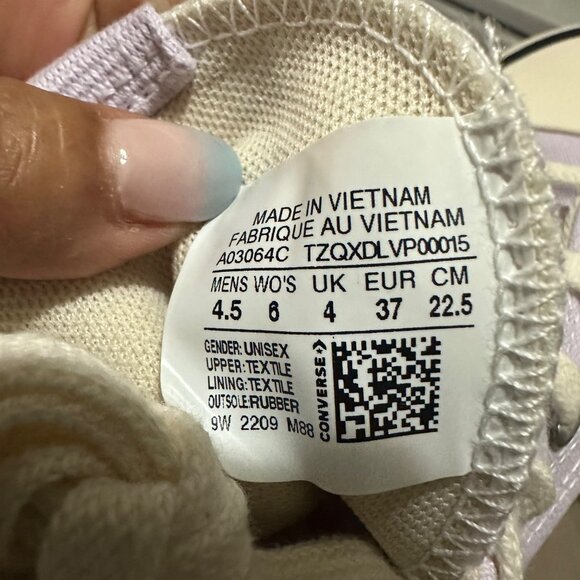 ⭐Converse Run Star Legacy CX Hi Sz 6 Women Shoes Platform Purple Sneaker A03064C - Picture 8 of 14